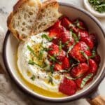 Whipped Feta Dip with Roasted Strawberries Recipe