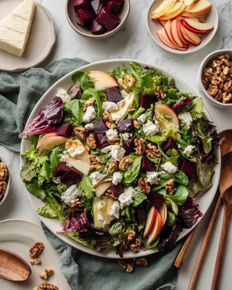 Beet & Apple Salad With Balsamic Dressing Recipe