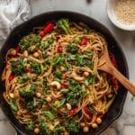 30-Minute Vegan Stir Fry Sesame Noodles Recipe