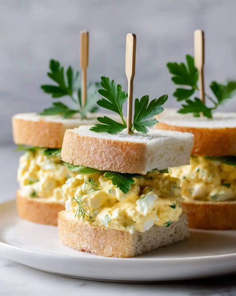 Egg Salad Tea Sandwiches Recipe