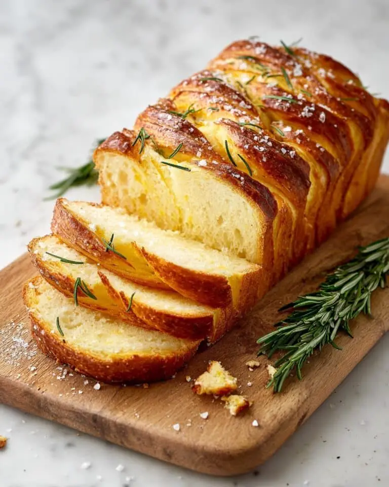 Rosemary Garlic Stuffed Bread Recipe
