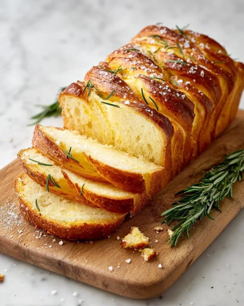 Rosemary Garlic Stuffed Bread Recipe