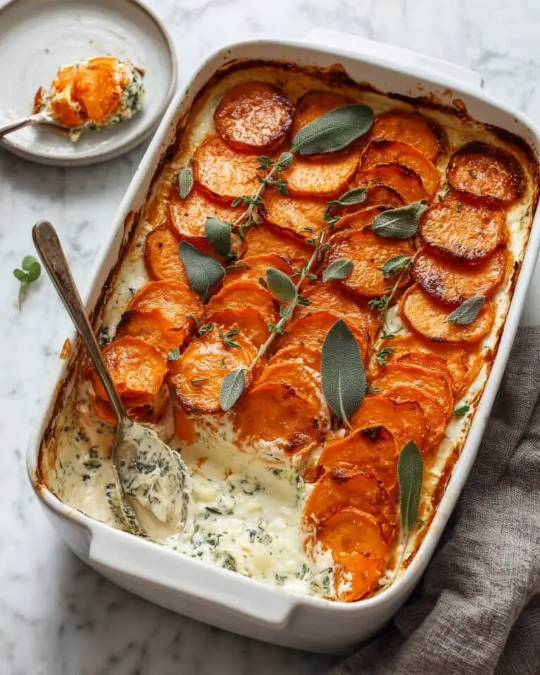 Sage Butternut Squash Gratin Recipe