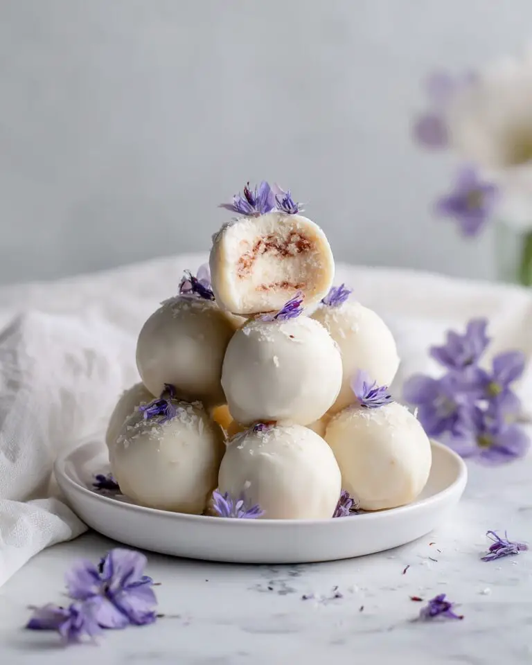 Honey Lavender White Chocolate Truffles Recipe