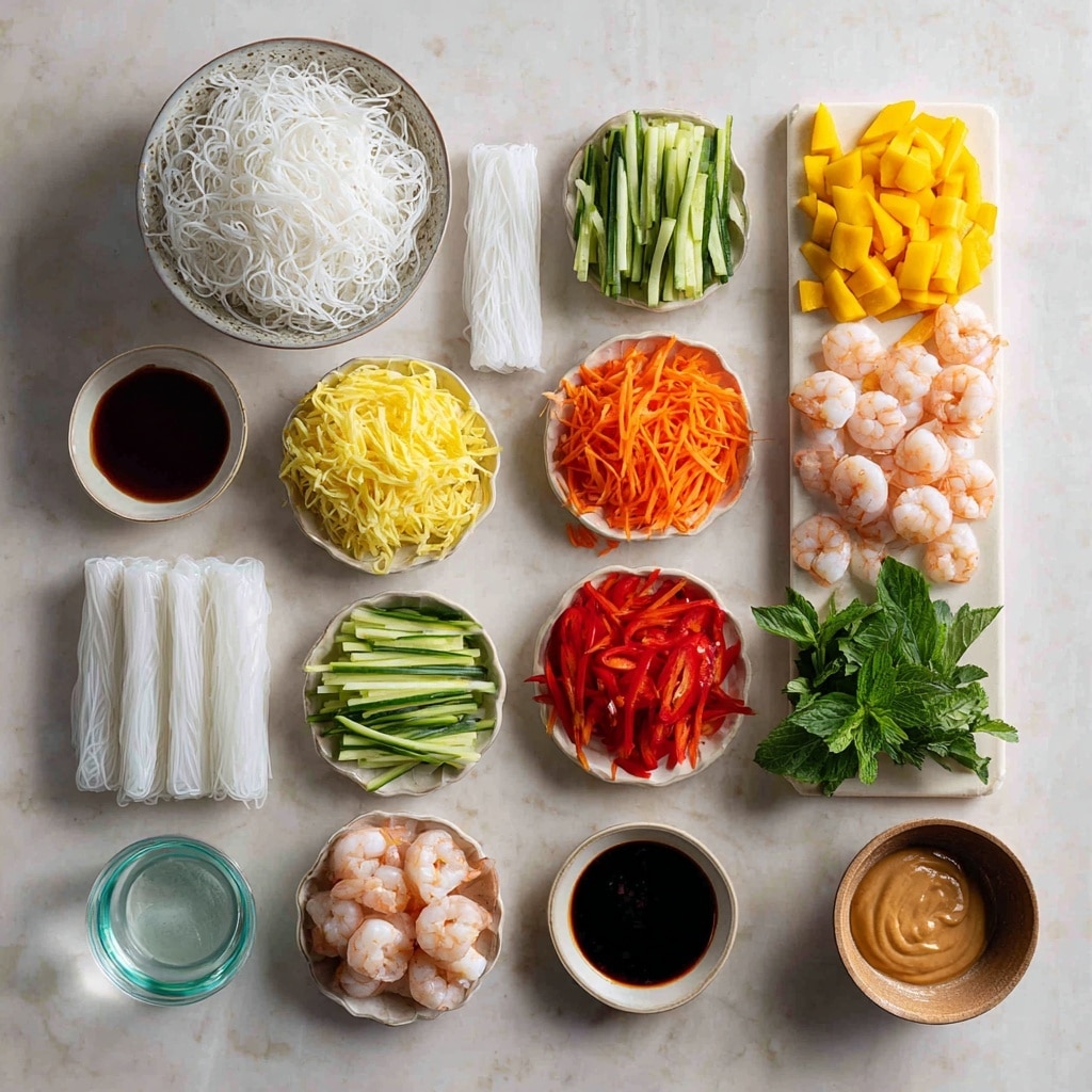 Fresh Spring Rolls with Peanut Sauce: Vibrant & Flavorful