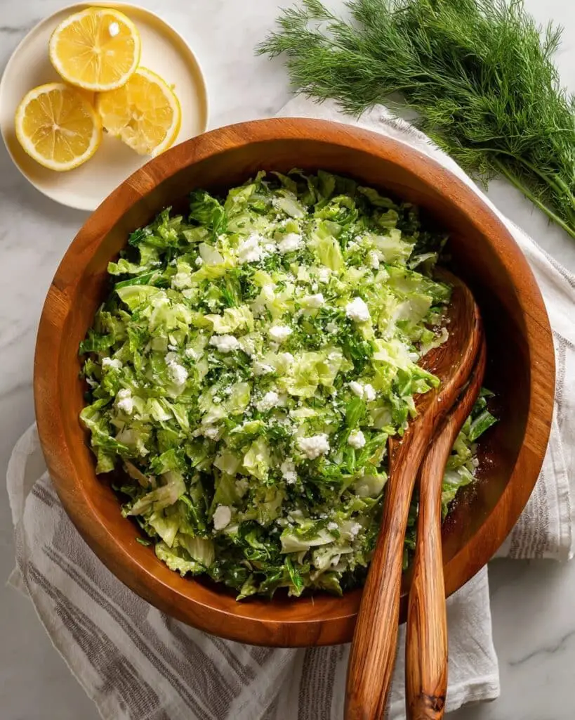 Maroulosalata (Greek Lettuce Salad) Recipe