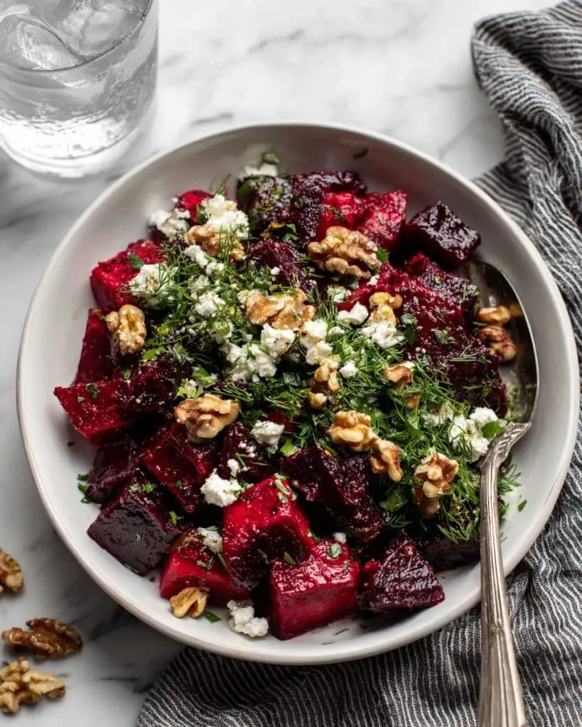 Beetroot Feta Walnut Salad Recipe