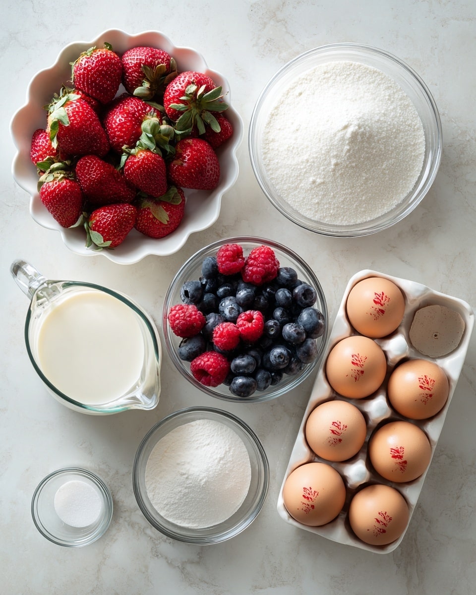 A pavlova cake with three main layers sits on a round white marble board: the bottom layer is a thick, white, crisp meringue with a slightly cracked texture and some dark vanilla spots; the middle layer is a soft, light cream filling with a smooth texture; the top layer is a generous spread of white whipped cream that looks fluffy and soft. On top of the whipped cream, there is a thick layer of fresh red raspberries and halved strawberries with green leaves, scattered with small pieces of dark brown chocolate shavings. Some berries and chocolate shavings are also placed around the base on the marble board. The background is white marble with soft focus, and a white plate with a silver fork and black chopsticks is visible blurred in the back. photo taken with an iphone --ar 4:5 --v 7