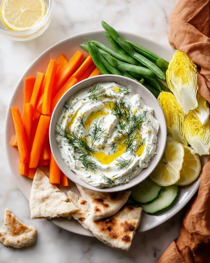 Lemon and Herb White Bean Dip Recipe