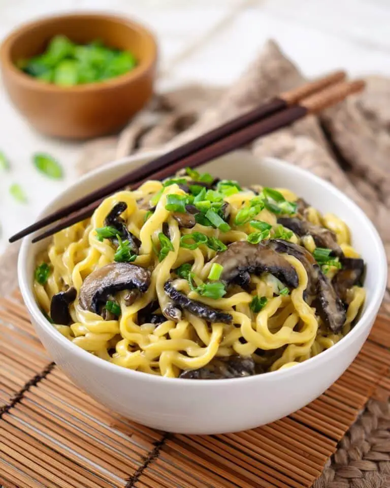 30-Minute Miso Mushroom Bucatini Recipe