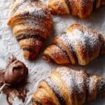 3 Ingredient Nutella Puff Pastry Croissants Recipe