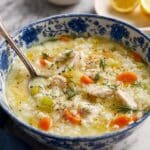 Quick Greek Lemon Chicken Soup (Avgolemono) Recipe