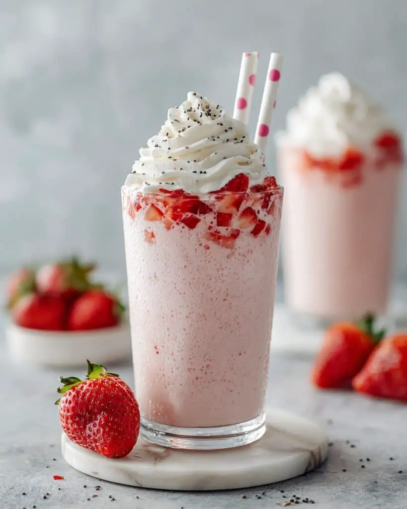 Strawberry Cottage Cheese Smoothie Recipe