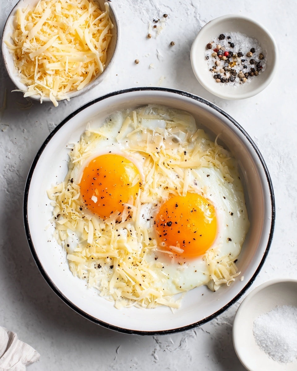 Shirred Eggs with Cream, Cheese, and Chives Recipe - Recipe Image