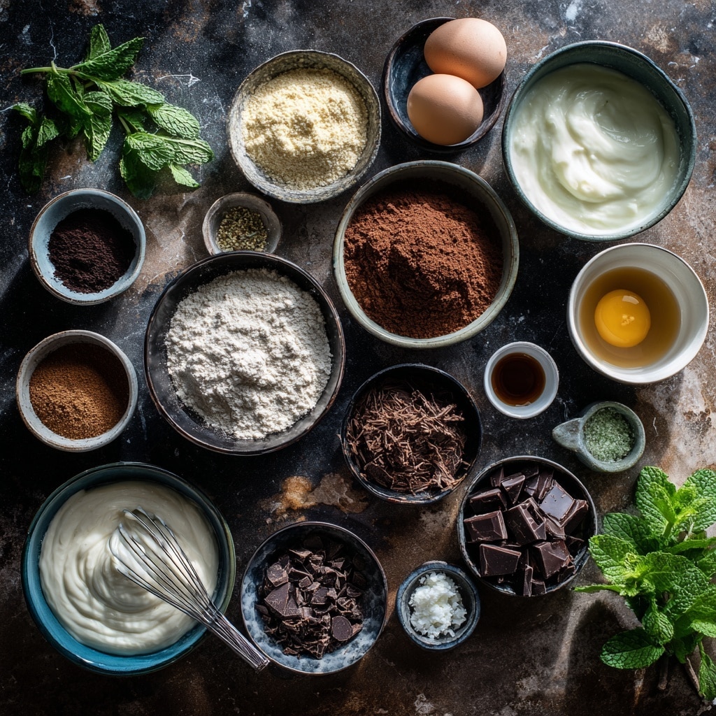 A clear glass bowl filled with smooth, thick, dark brown chocolate batter with a slightly shiny surface. A metal whisk is partially dipped into the batter on the right side, creating soft swirling lines in the mixture. The bowl sits on a white marbled surface, enhancing the rich color of the batter, with no other visible objects around. photo taken with an iphone --ar 4:5 --v 7