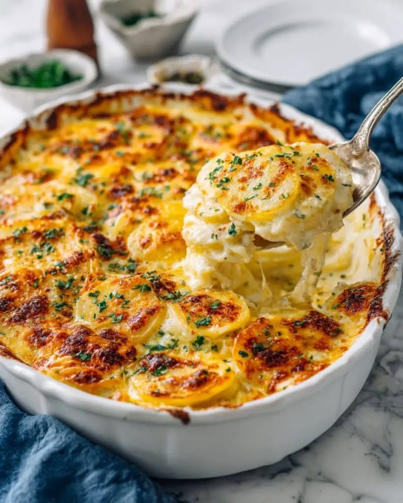 Cheesy Scalloped Potatoes Recipe