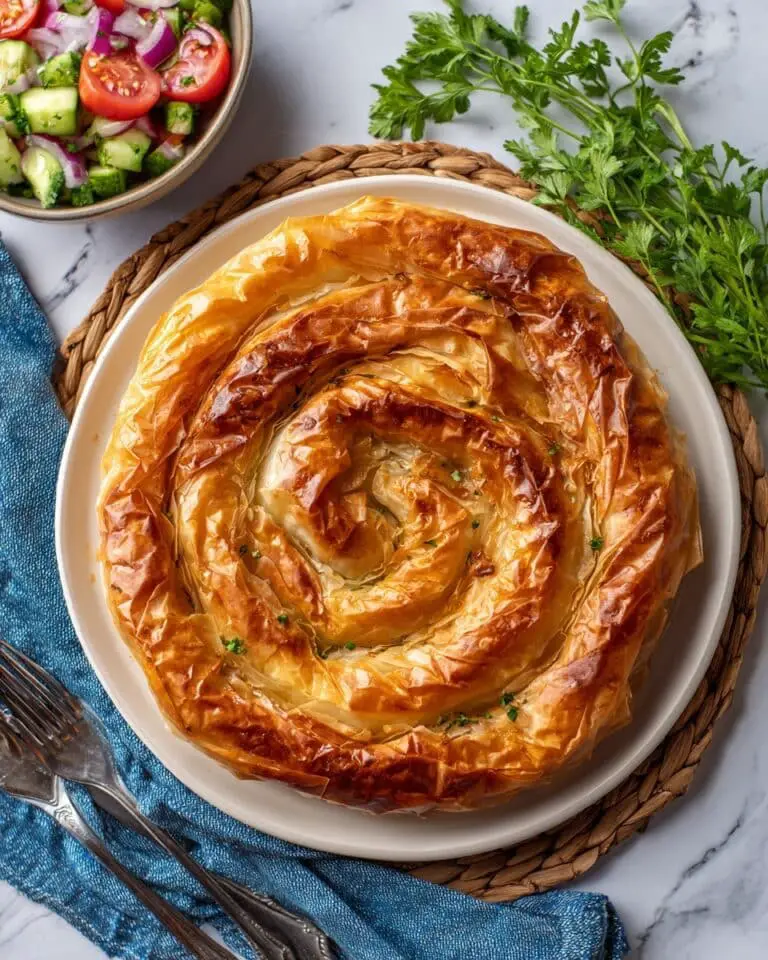 Greek Spinach Pie (Spanakopita) Recipe