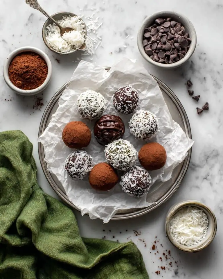 Quick & Easy Mint Chocolate Energy Balls Recipe
