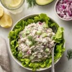 Healthy Salmon Salad with Avocado and Greek Yogurt Recipe