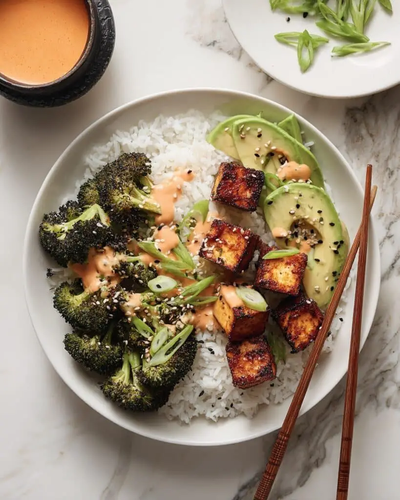 35 Minute Chili Honey Garlic Salmon Bowls Recipe