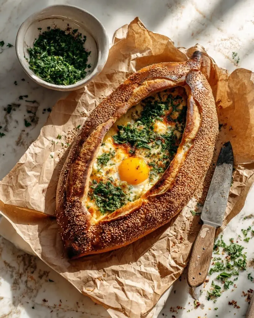 Sesame Khachapuri Recipe