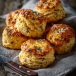 Homemade Honey Butter Cheddar Biscuits Recipe