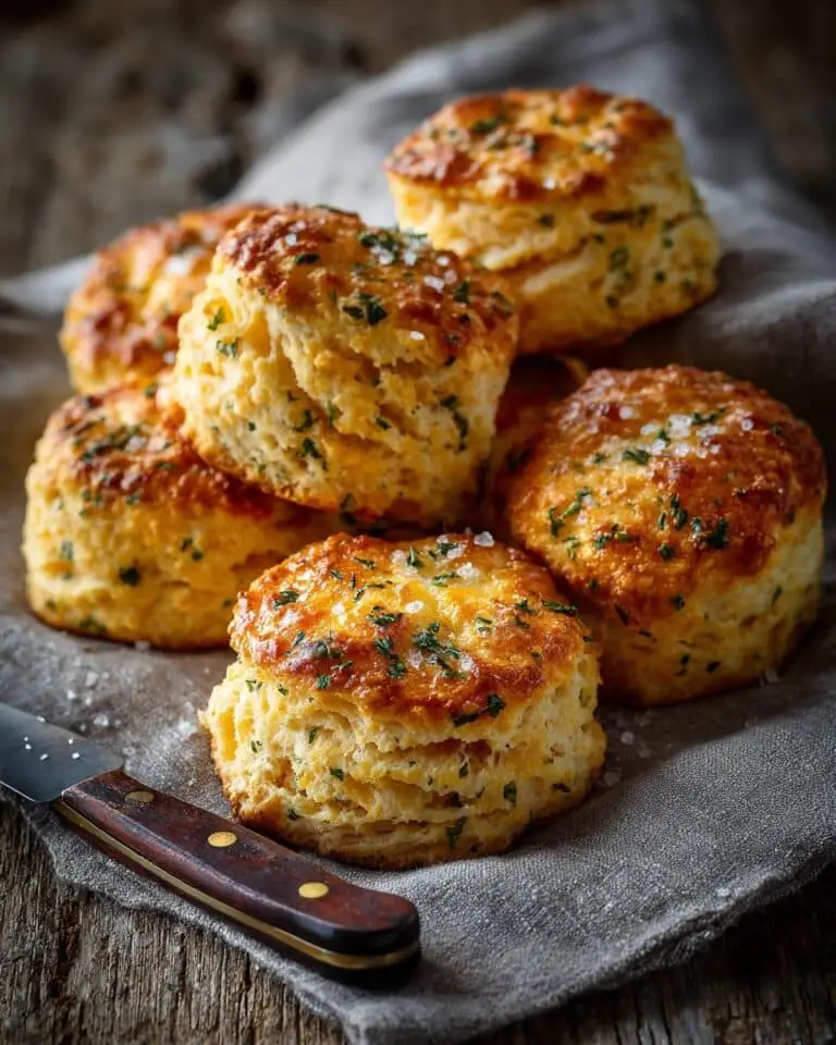 Homemade Honey Butter Cheddar Biscuits Recipe