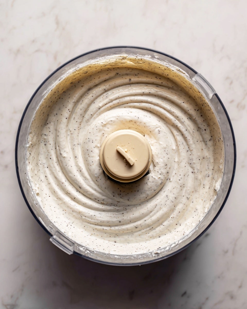 A white bowl with a dark rim and wooden handle holds a dish with two main layers; on the right are bright red cooked strawberries with a shiny, juicy texture, topped with thin strips of fresh green basil, while on the left is a creamy white layer of ricotta cheese drizzled with yellow olive oil and sprinkled with black pepper and basil strips. Two pieces of rustic crusty bread with a light golden crust and airy interior rest on the edge of the bowl. The bowl sits on a white marbled surface with a beige cloth nearby, and a small white bowl with chopped basil is seen in the background. Photo taken with an iphone --ar 4:5 --v 7