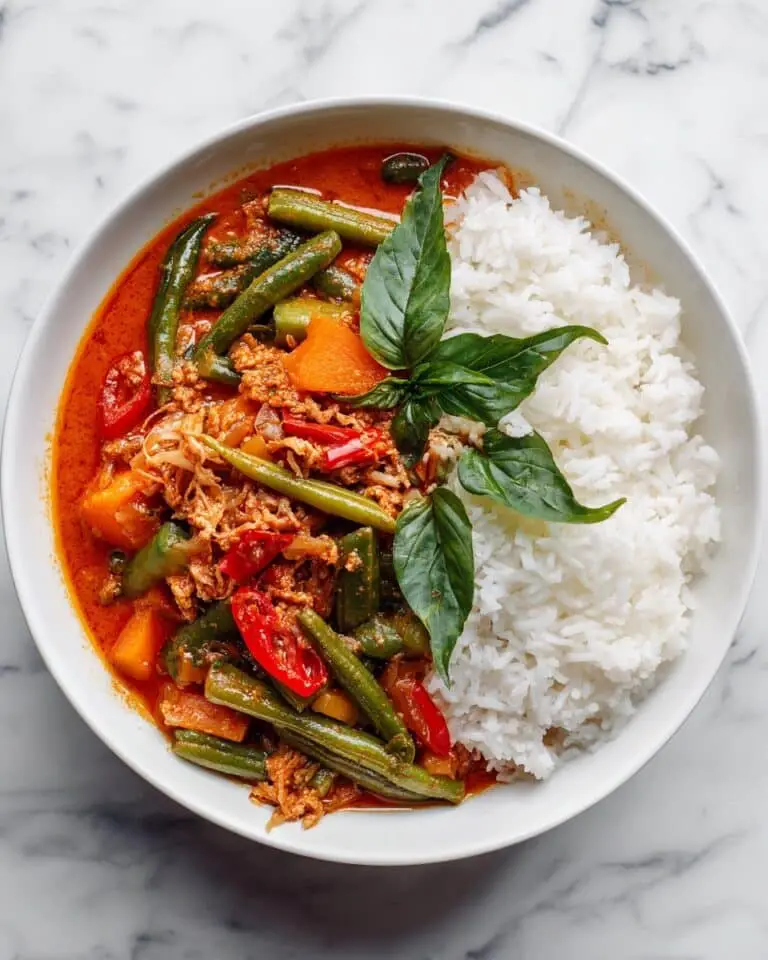 Thai Red Curry with Chicken and Vegetables Recipe