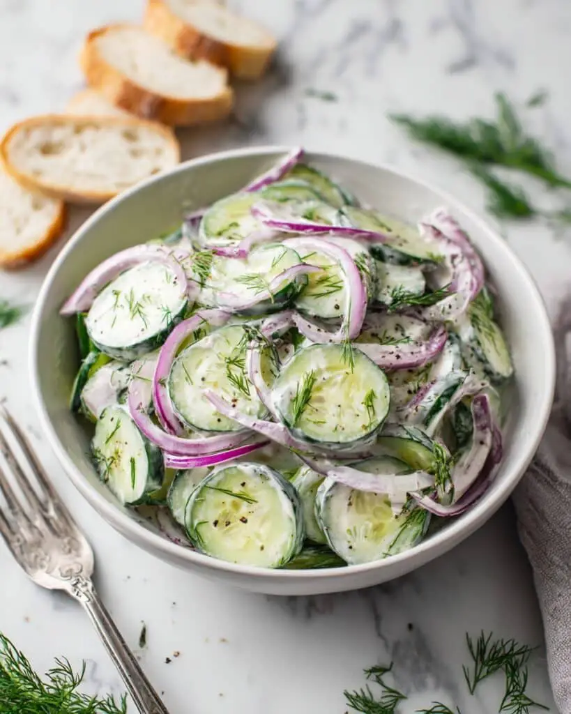Cucumber Dill Salad Recipe