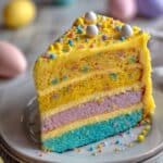 Colorful Lemon Layer Cake Recipe