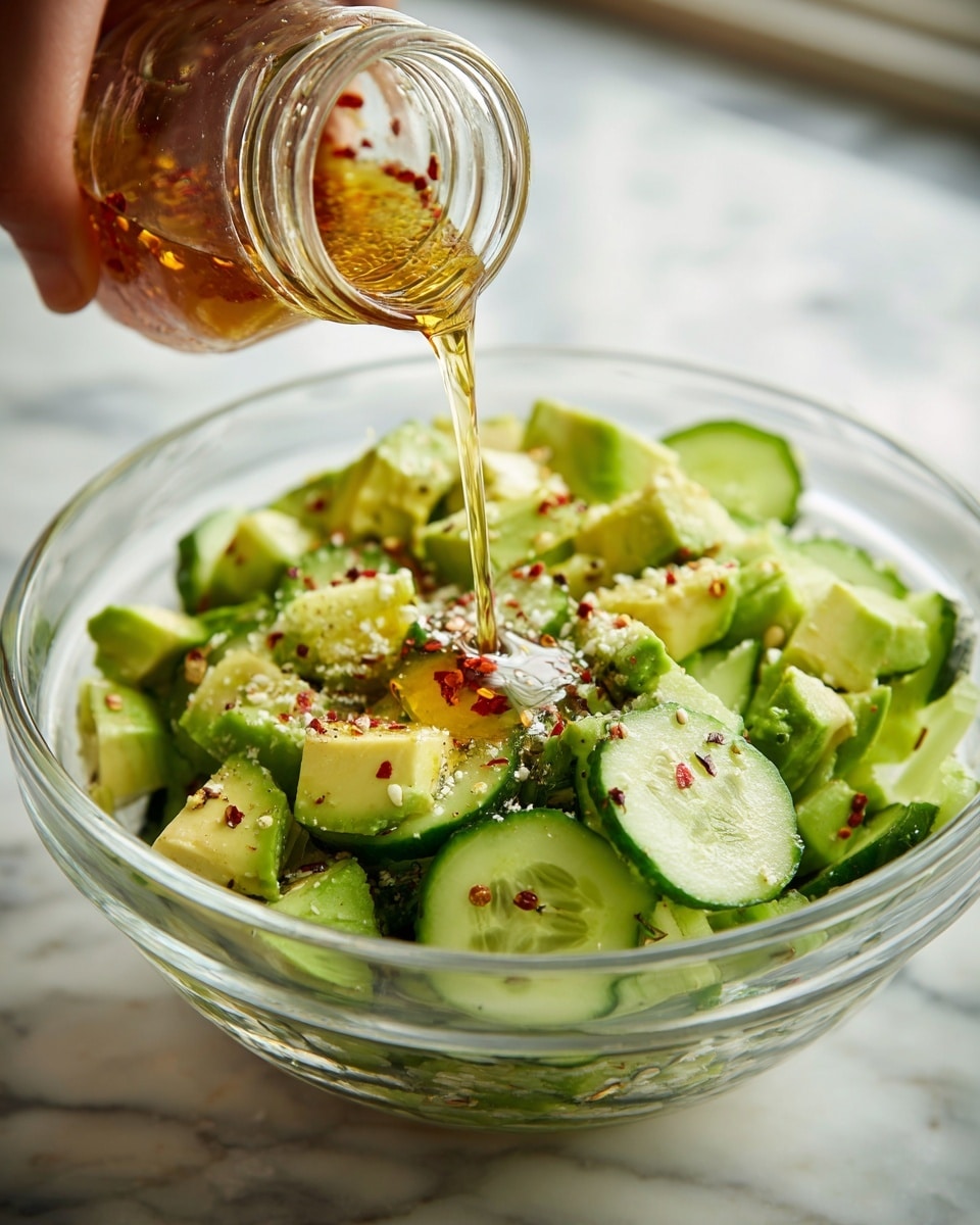 Cucumber Avocado Salad Recipe - Recipe Image