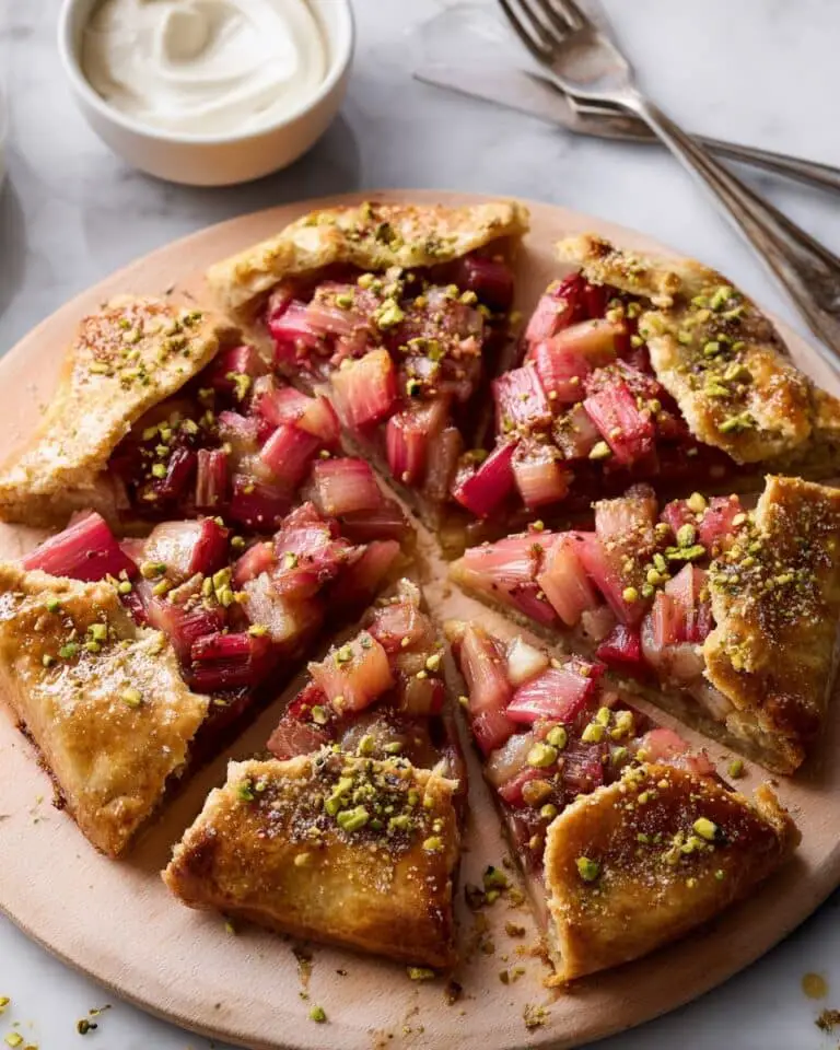 Easy Rhubarb Galette Recipe