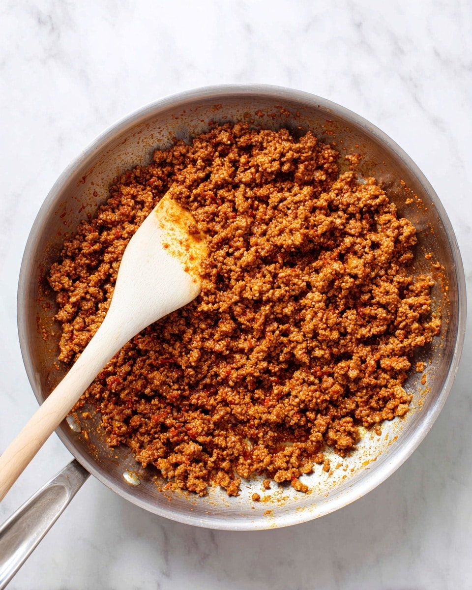 A white bowl with four main layers is shown on a white marbled surface. The base layer is green leafy lettuce placed around the bowl edges. On top of the lettuce, thin ribbons of light green cucumber fill two sections opposite each other, while bright orange shredded carrots fill another section. In the center, there is a mound of white rice topped with brown cooked minced meat drizzled with red sauce and sprinkled with white sesame seeds and green sliced scallions. Black chopsticks rest on one side of the bowl, touching the carrots. Photo taken with an iphone --ar 4:5 --v 7