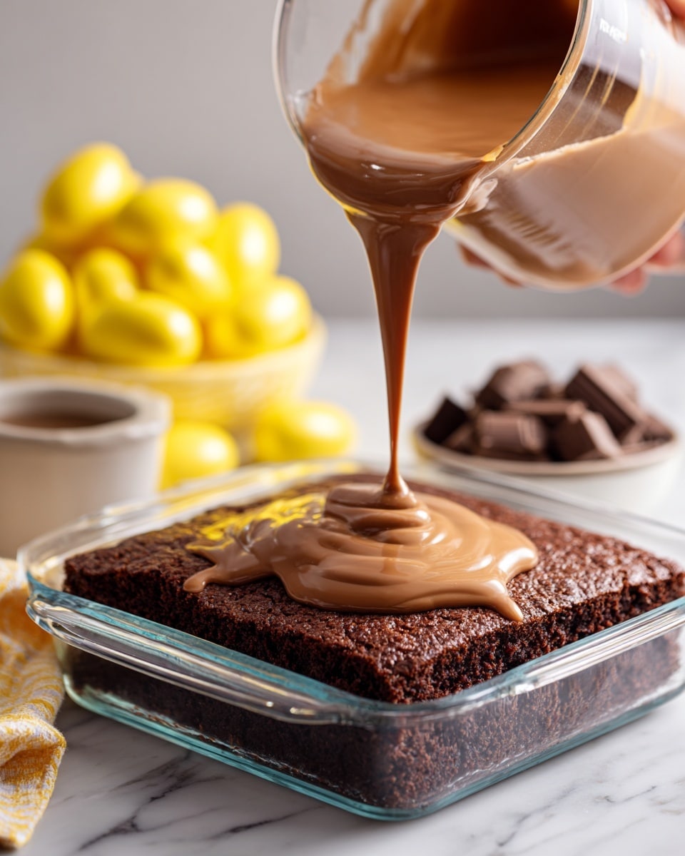 Mini Egg Chocolate Tres Leches Cake Recipe - Recipe Image