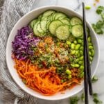 Cucumber Crispy Rice Salad with Chili-Garlic Dressing Recipe