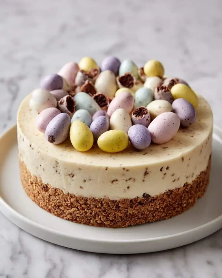 No Bake Mini Egg Cheesecake Recipe