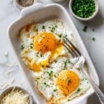 Shirred Eggs with Cream, Cheese, and Chives Recipe