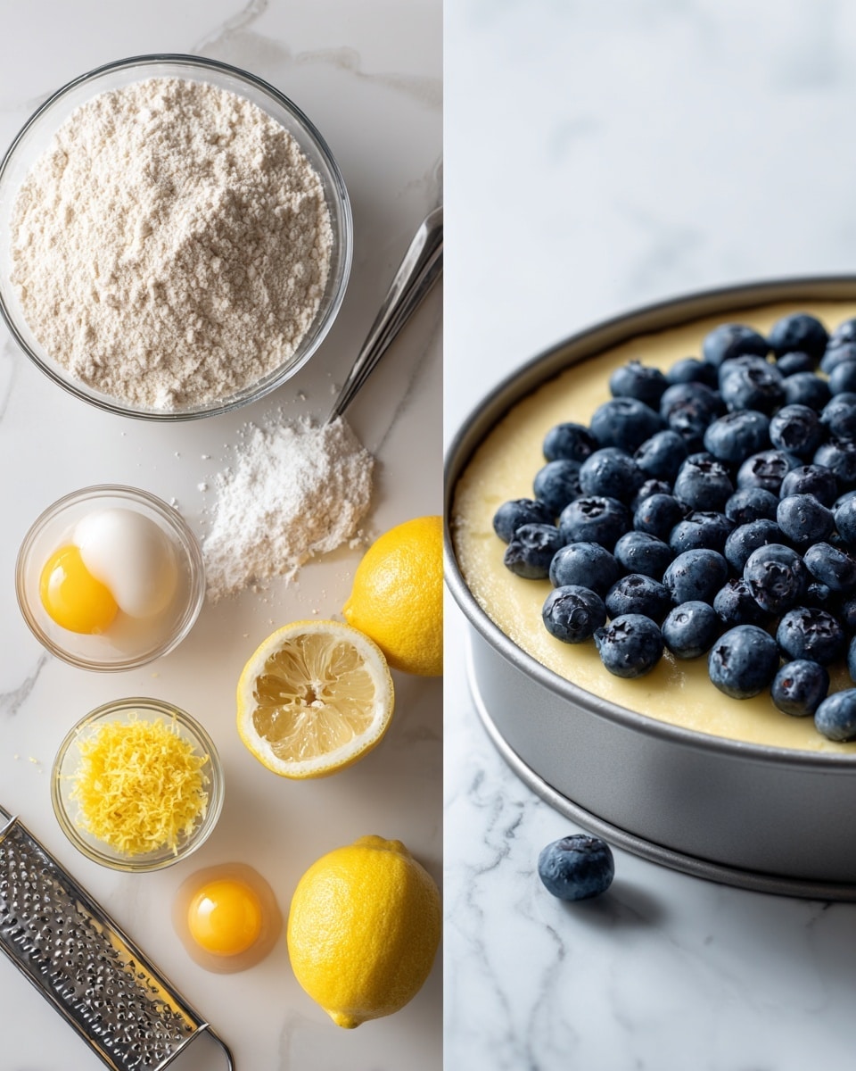 Paleo Lemon Blueberry Cake Recipe - Recipe Image