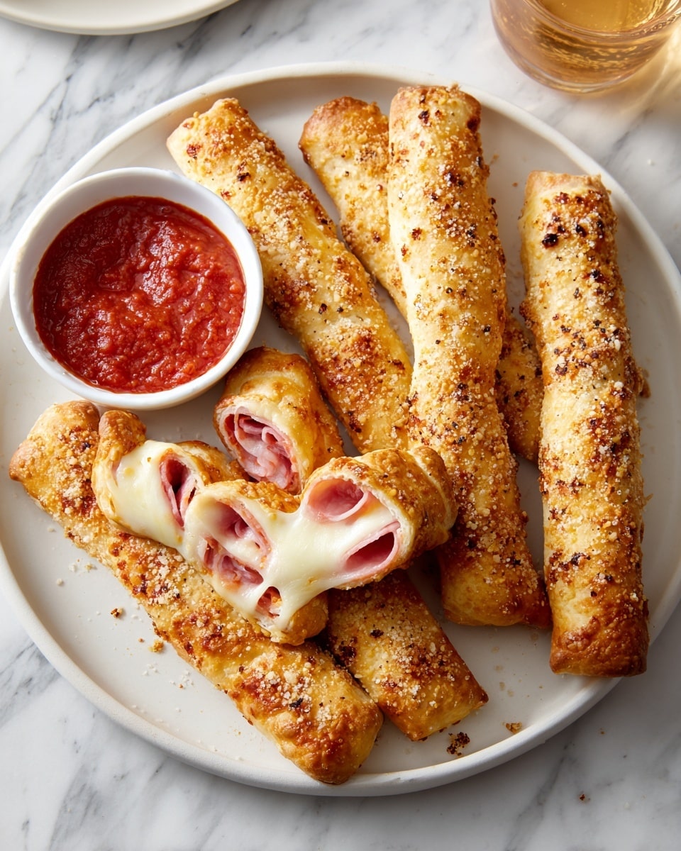 Easy Pepperoni and Salami Stromboli Recipe