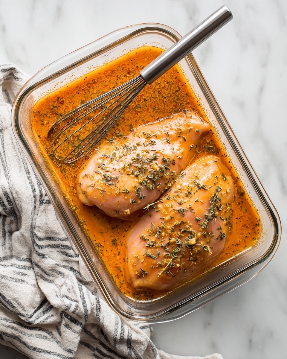 The image shows thick slices of cooked chicken arranged neatly in a row on a white plate with a slightly raised edge. The chicken is golden brown on the outside with visible herbs and spices, while the inside is white and juicy. The texture of the chicken looks tender and well-cooked, with some slight charring adding a roasted look. The plate is set on a white marbled surface, making the colors of the chicken stand out clearly. photo taken with an iphone --ar 4:5 --v 7