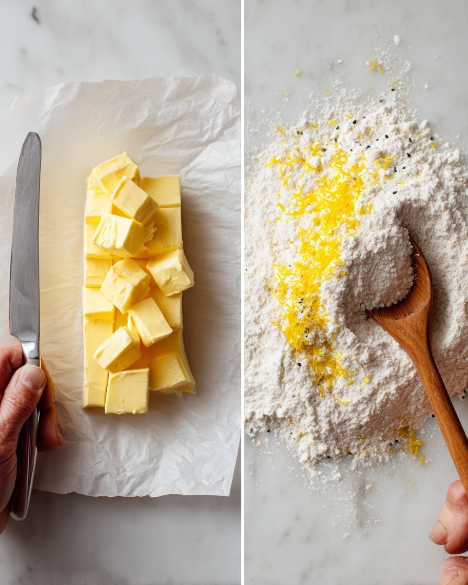Glazed Raspberry Lemon Poppy Seed Scones Recipe - Recipe Image