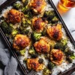 One Pan Ranch Cheddar Chicken and Rice Recipe