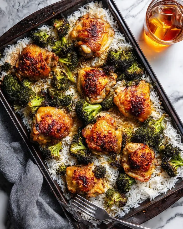 One Pan Ranch Cheddar Chicken and Rice Recipe