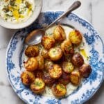 Crispy Parmesan Roasted Potatoes with Garlic, Lemon & Herbs Recipe