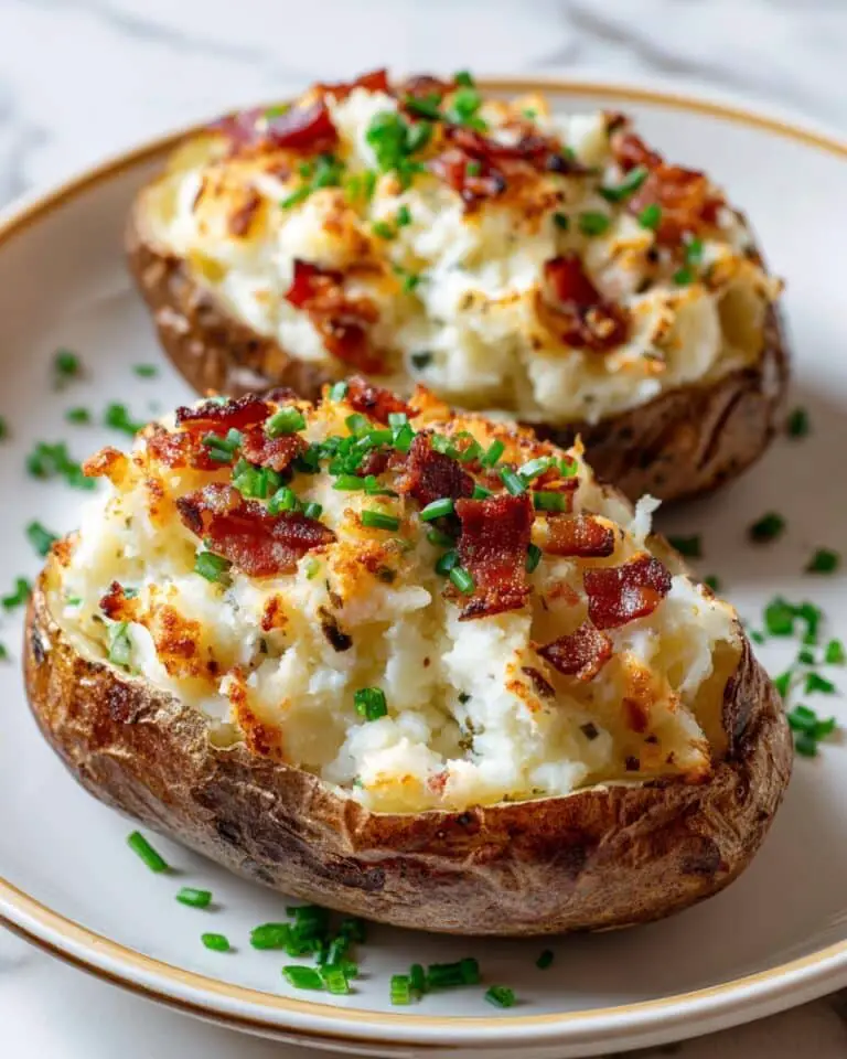 Loaded Twice Baked Potatoes Recipe