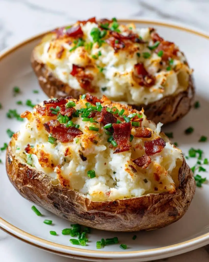 Loaded Twice Baked Potatoes Recipe