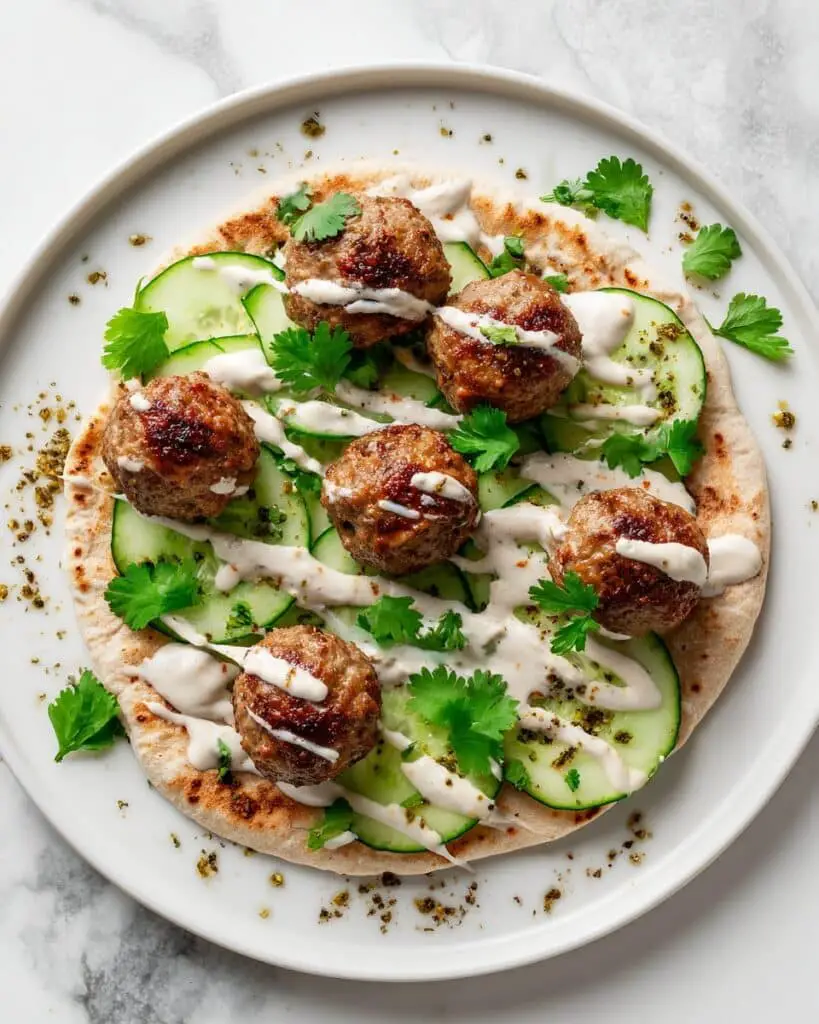 Greek Lamb Meatballs (Gyro Style!) Recipe