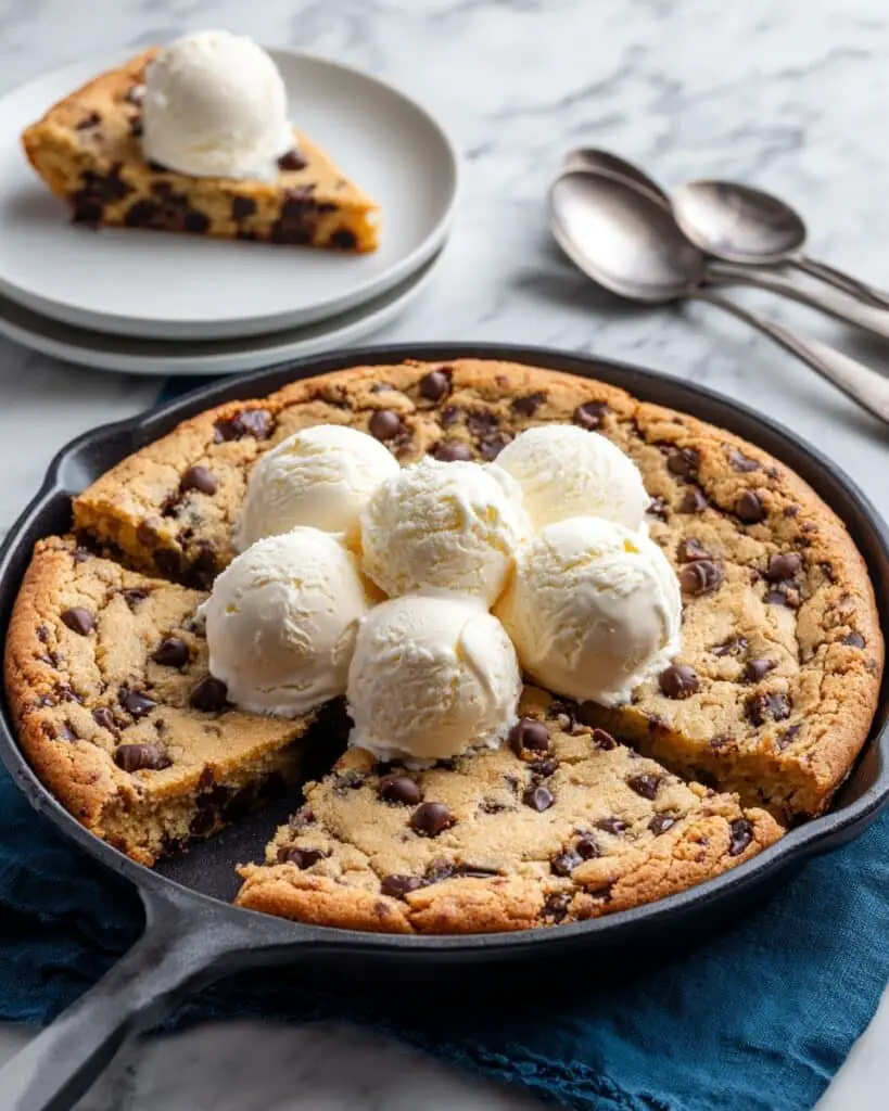 Skillet Chocolate Chip Cookie Recipe