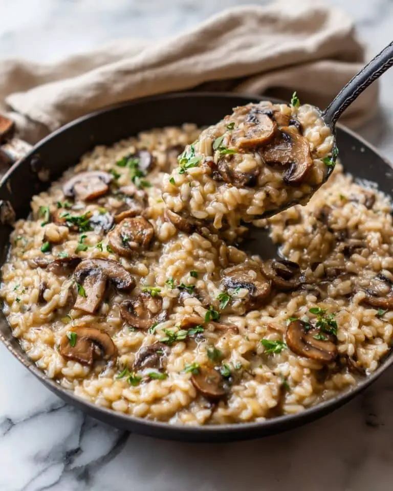 Creamy Mushroom Risotto with Mascarpone and Lemon Recipe